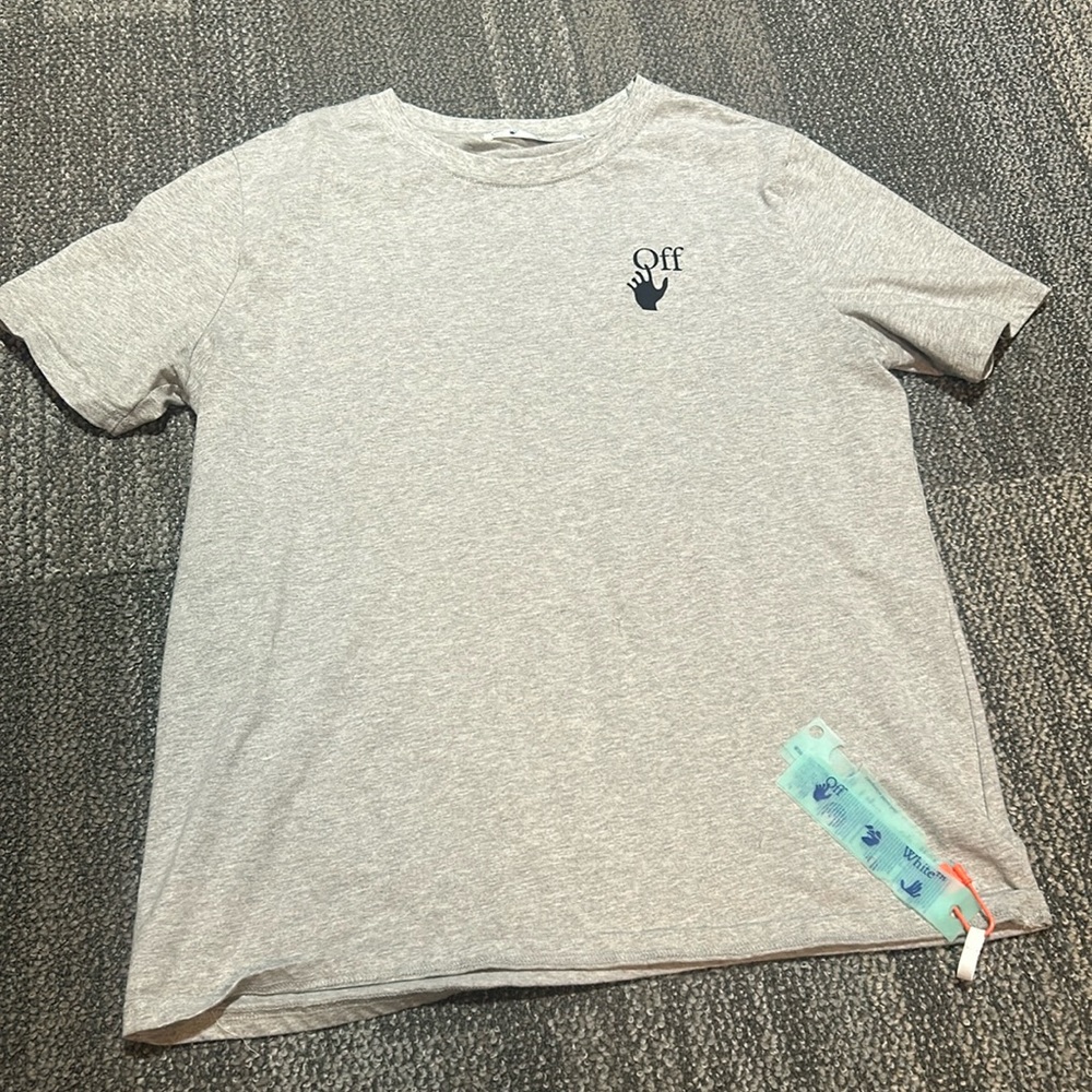 Grey off white tshirt